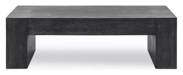 Bristol Aged Black Rectangular Coffee Table