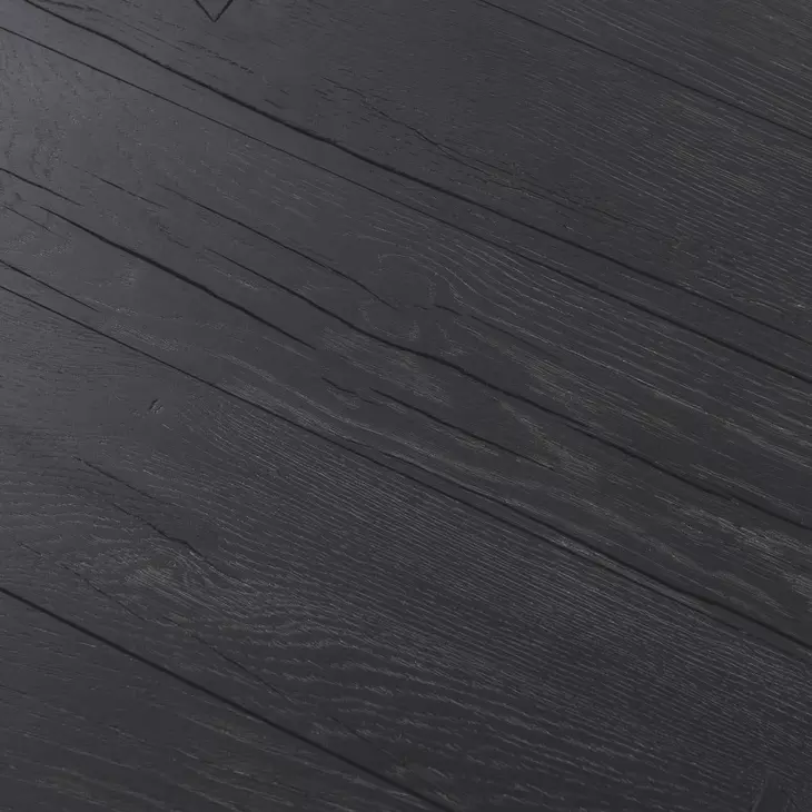 Bristol Aged Black Square End Table