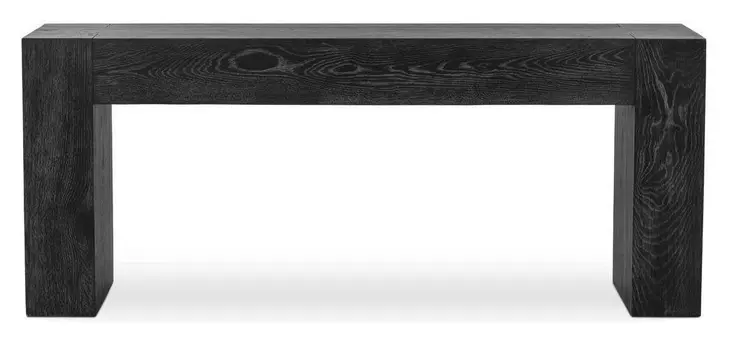 Bristol Aged Black Rectangular Console Table