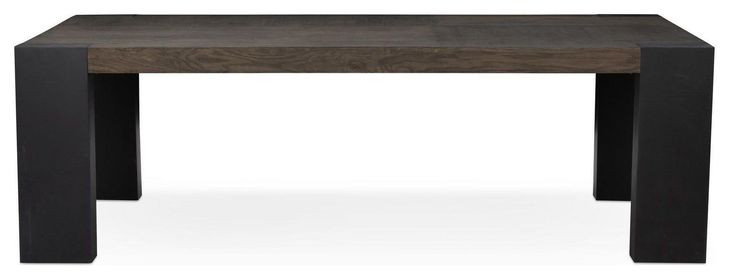 Deaven Toasted Brown 94" Rectangular Dining Room Set