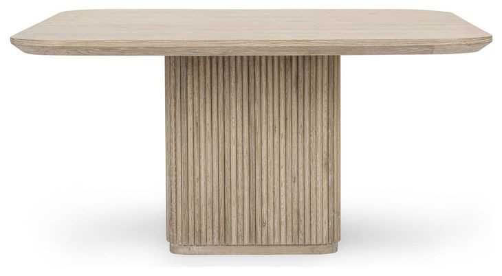 Vander Cream Washed 60" Square Dining Table