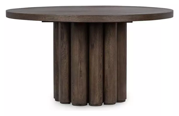 Tiber Toasted Brown 55" Round Dining Table