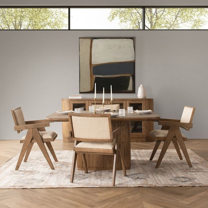 Vander Tawny Brown 60" Square Dining Table