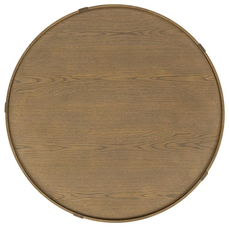 Devin Khaki Mist Round Coffee Table