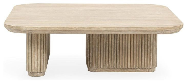 Vander Cream Washed Square Coffee Table