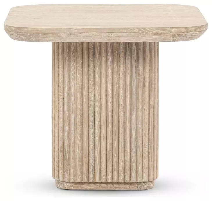 Vander Cream Washed Square End Table