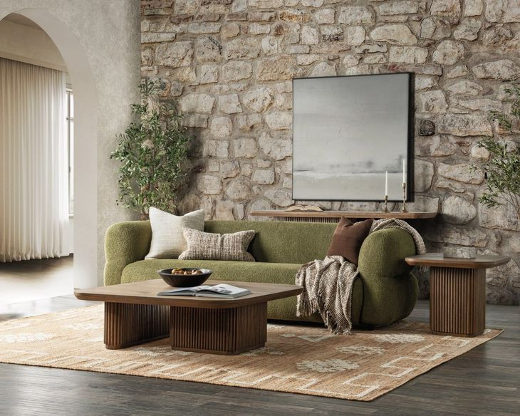 Vander Tawny Brown Square Coffee Table