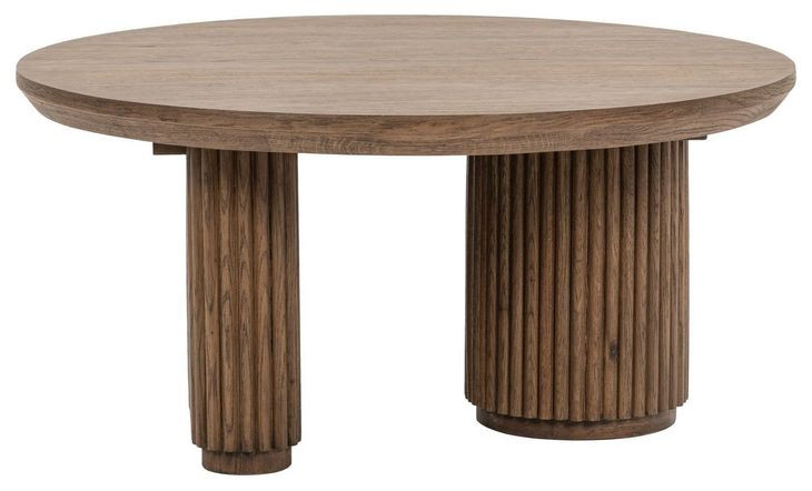 Vander Tawny Brown Round Coffee Table