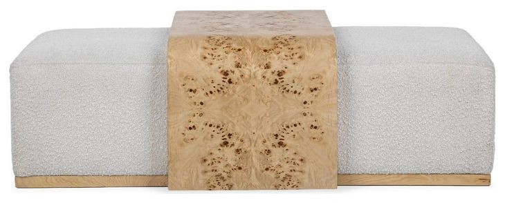 Classic Home Kenan Ottoman - Thumbnail 4