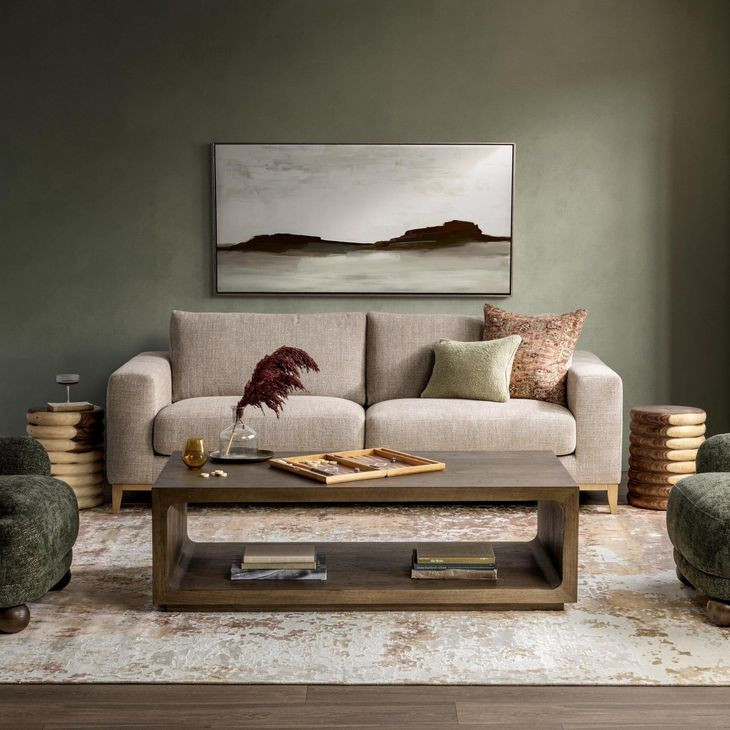 London Soft Cocoa Rectangular Coffee Table From Classic Home | Coleman ...