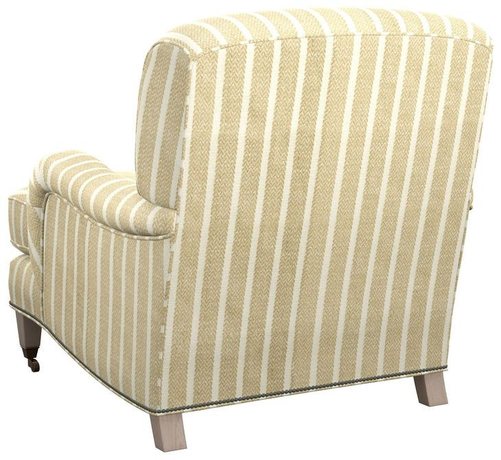 Sydney Beige and White Upholstered Chair