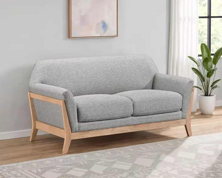 Vaughn Gray 61" Loveseat