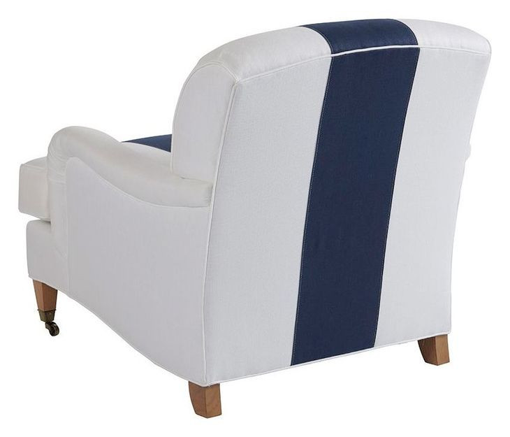 Sydney White and Black Upholstered Chair