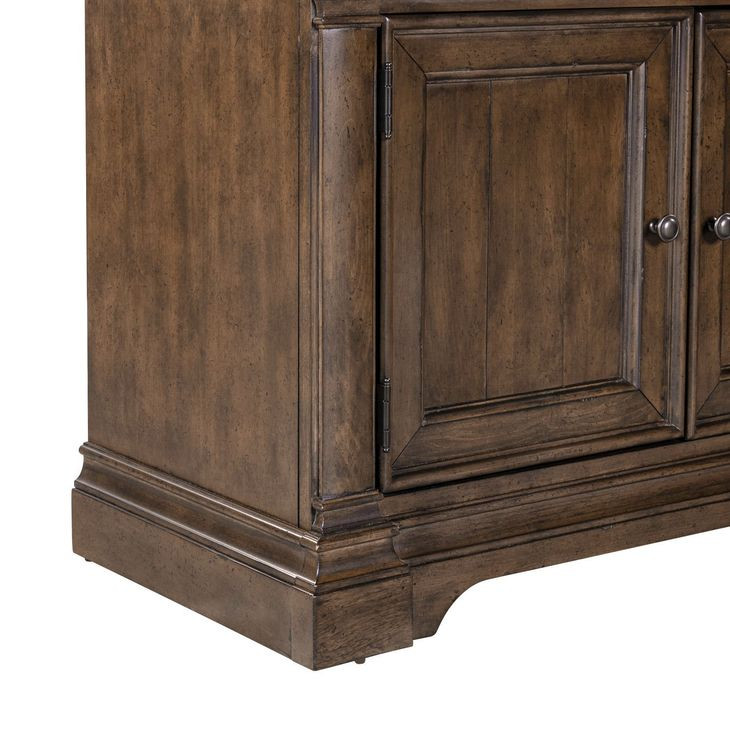 Arden Road Satin Cherry 74" TV Stand