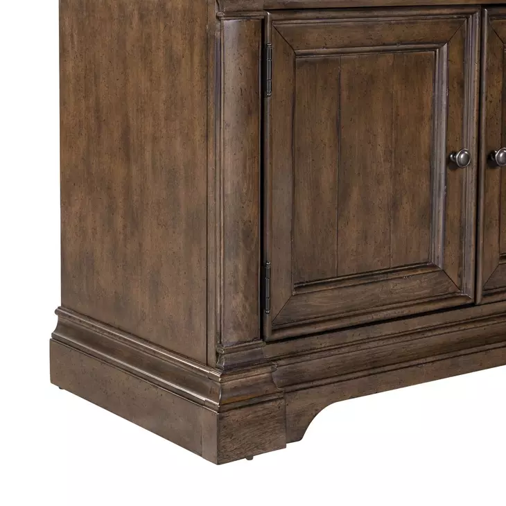 Arden Road Satin Cherry 74" TV Stand