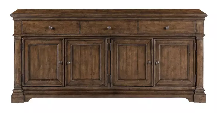 Arden Road Satin Cherry 74" TV Stand
