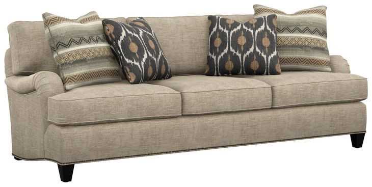 Grady Beige 90" Upholstered Sofa