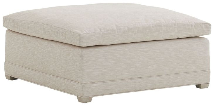 Colony Ecru Upholstered Bumper Ottoman
