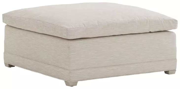 Colony Ecru Upholstered Bumper Ottoman
