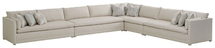 Colony Beige 198" Upholstered LAF Sectional