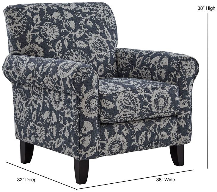 Prelude Feather Brianne Powder Accent Chair