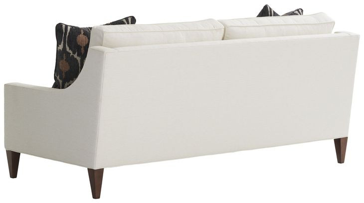 Belmont Apartment White 77" Upholstered Sofa