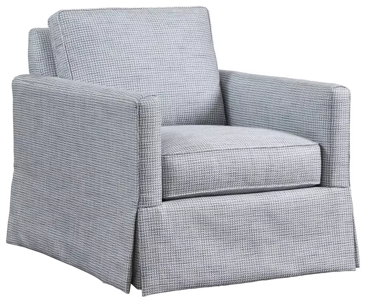Beach Blue Upholstered Club Chair