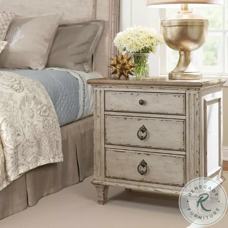Westvale Fossil and Parchment Nightstand