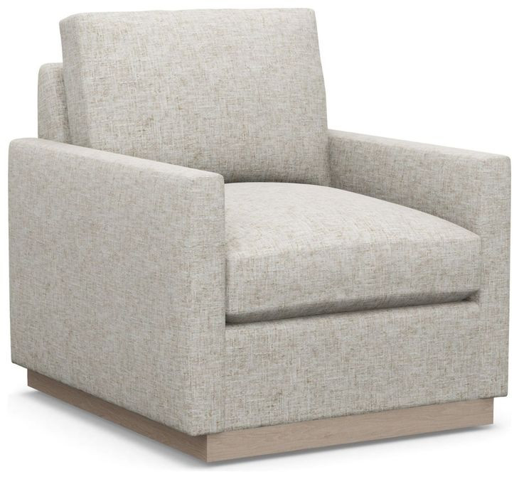 Meadow View Gray Upholstered Swivel Chair