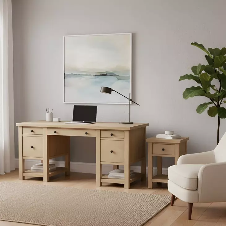 Emilia Natural 60" Desk