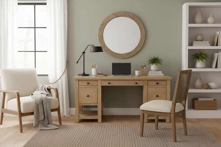 Emilia Natural 60" Desk