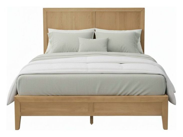 Emilia Natural King Platform Bed