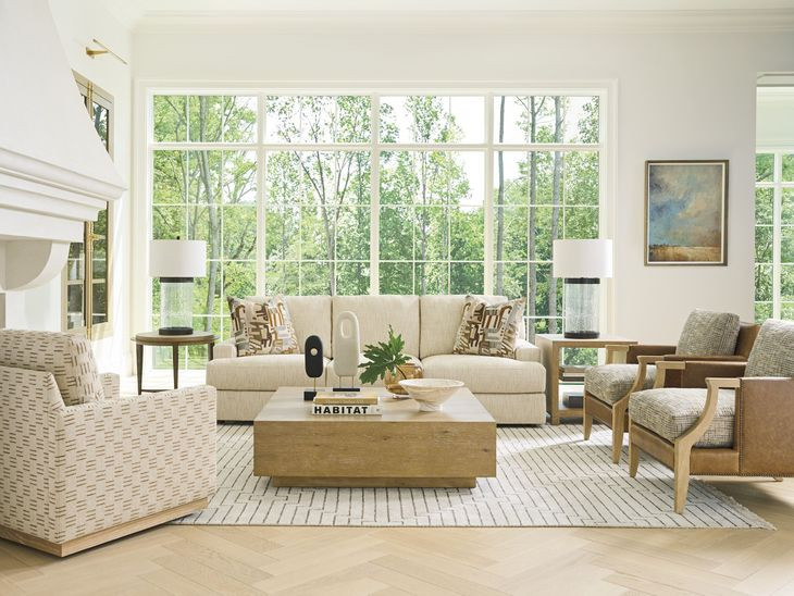 Millington White Living Room Set by Barclay Butera