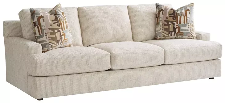 Millington White 95" Sofa by Barclay Butera