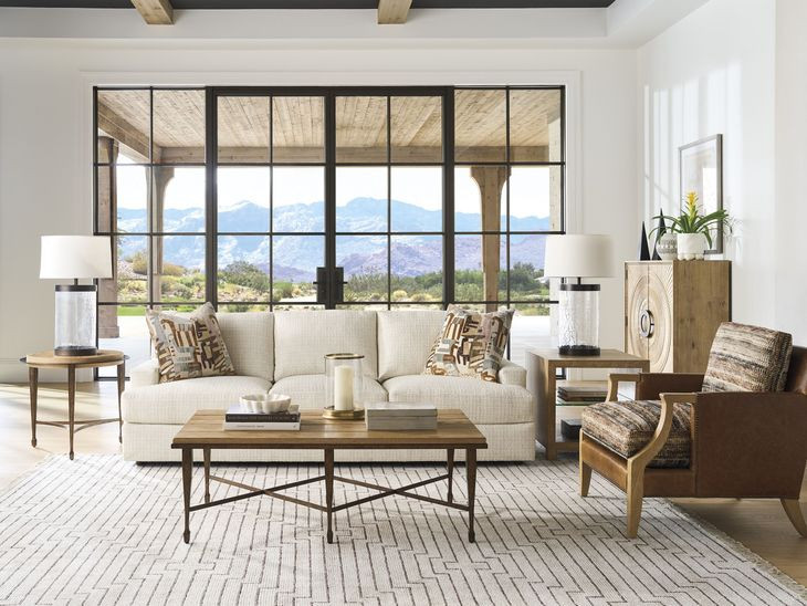 Catalonia Brown Round Side Table