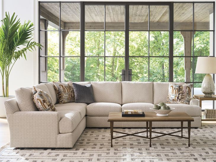 Millington Beige 3 Piece Modular Sectional by Barclay Butera by Barclay Butera
