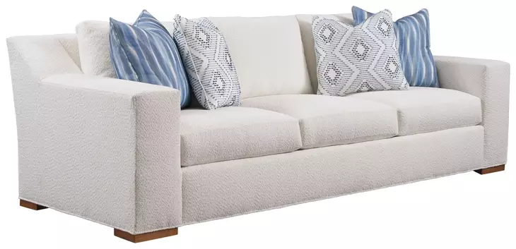 Shaws Cove White Upholstered 106" Sofa