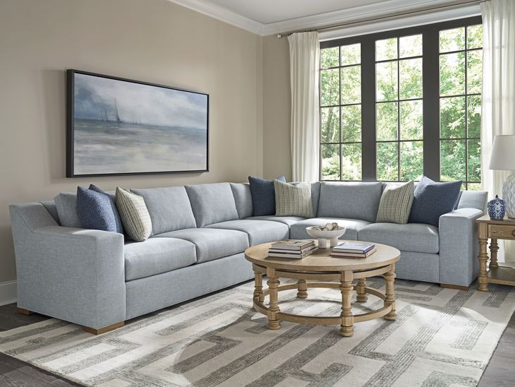 Hollister Brown Round Cocktail Table