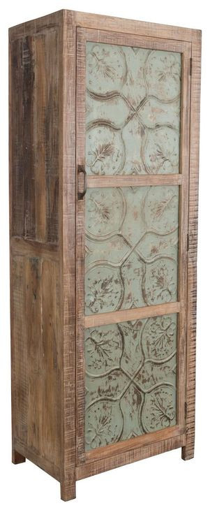 Ogden Teal 1 Door Tall Buffet