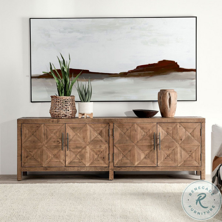 Elani Brown 4 Drawer Cabinet