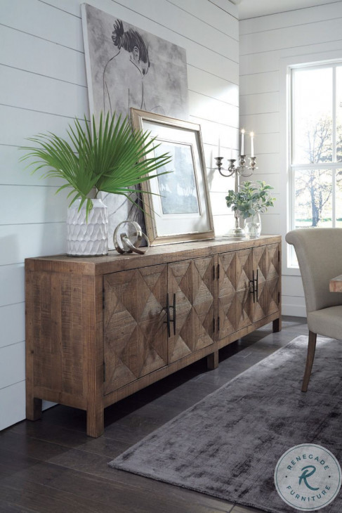 Elani Brown 4 Drawer Cabinet