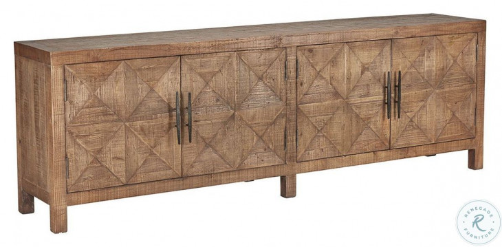 Elani Brown 4 Drawer Cabinet