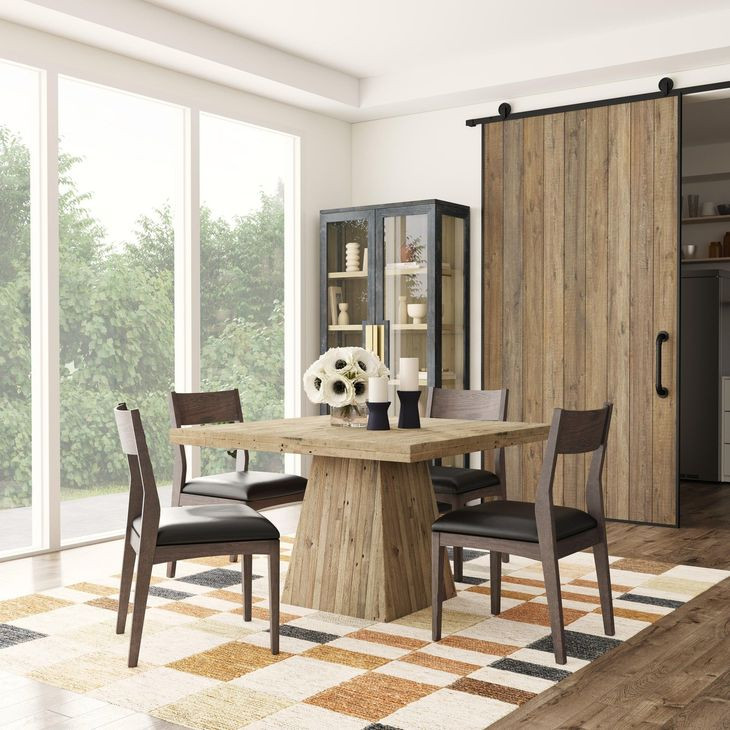 Larson Carbon Black 2 Glass Door Display Cabinet