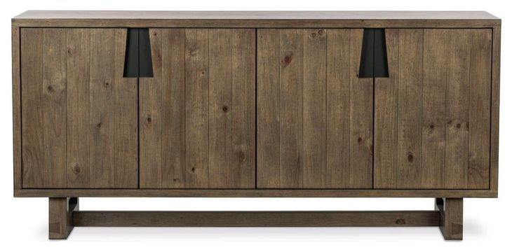 Lyra Smoke Brown 4 Door Buffet