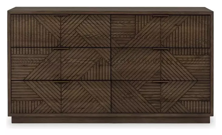 Santa Clara Toasted Brown 6 Drawer Dresser