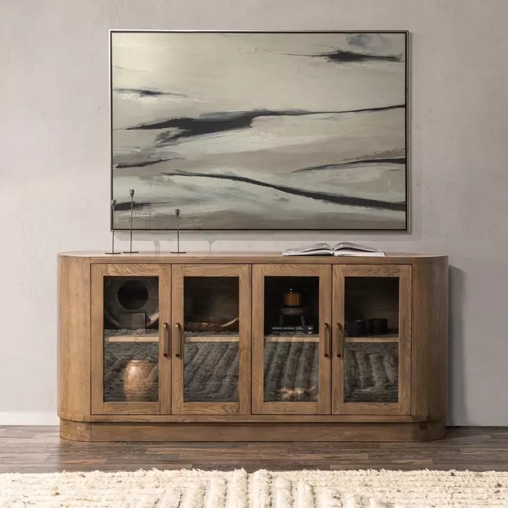 Vander Tawny Brown 4 Door Buffet