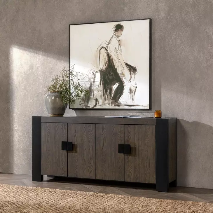 Deaven Toasted Brown 4 Door Buffet