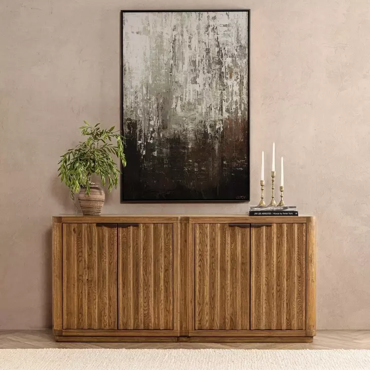 Labelle Tan Oak 4 Door Buffet