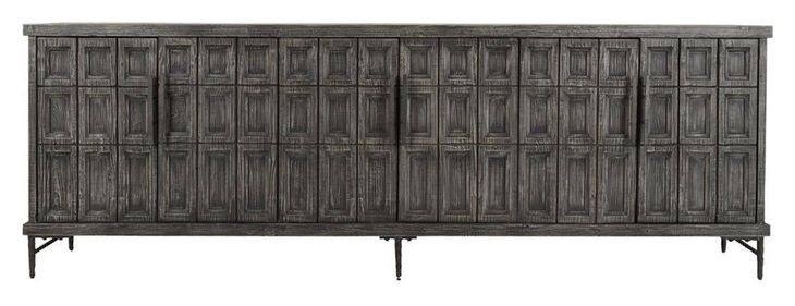 Willmark Timeworn Black 6 Door Buffet