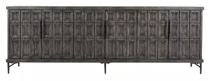 Willmark Timeworn Black 6 Door Buffet